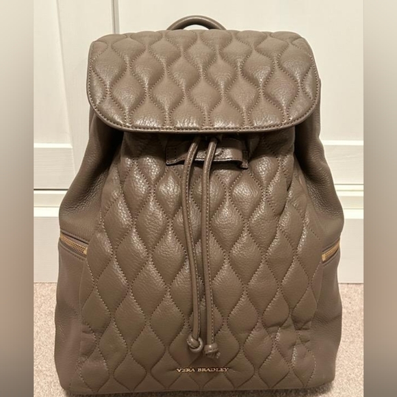 Vera Bradley Handbags - Vera Bradley quilted leather Amy backpack with dustbag